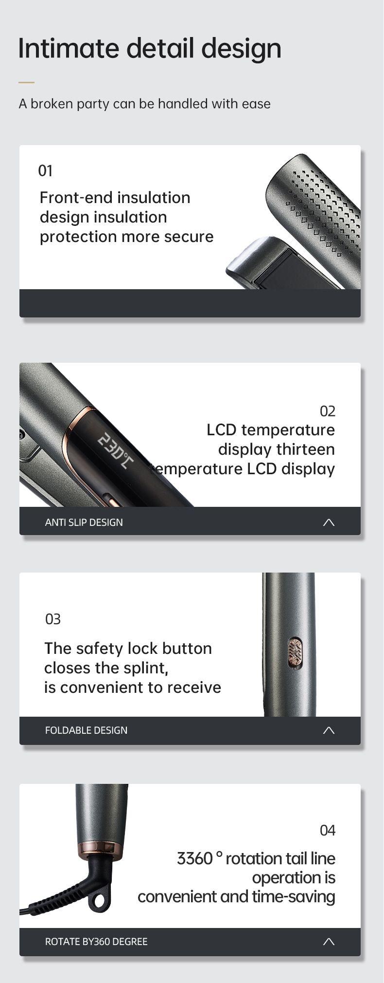 New Electric Straightener And Curler Dual-use Curling Iron Hair Straightening Plate_voghion.com