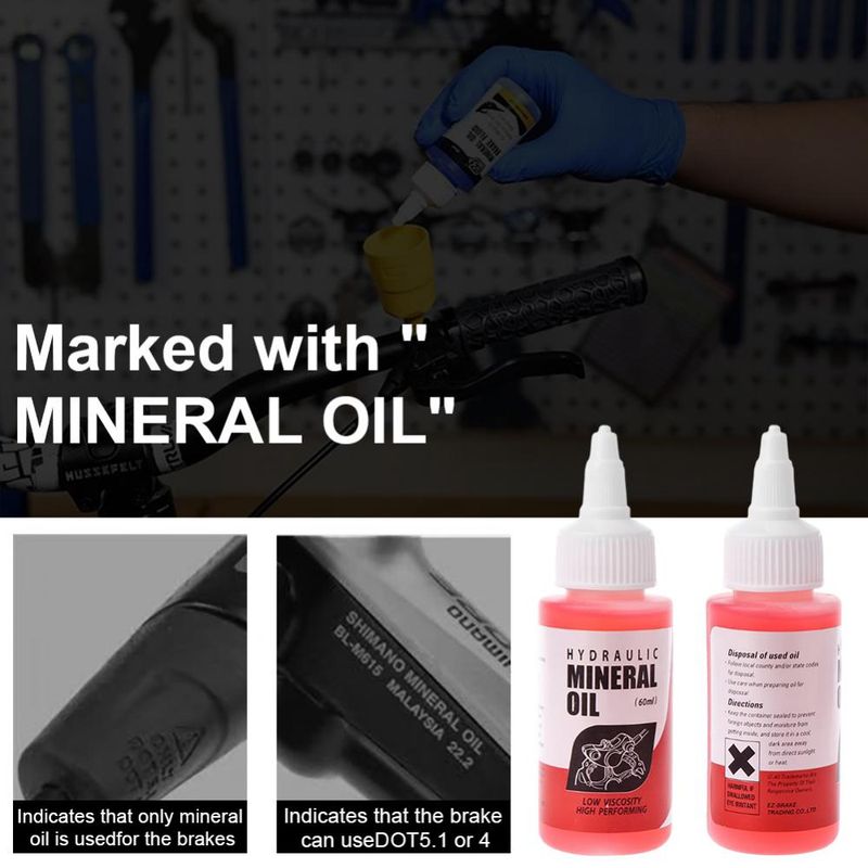 Bicycle Mineral System 60ml Cycg Mountain Bike Hydraulic Disc Brake Oil Fluid Dropshipping_voghion.com