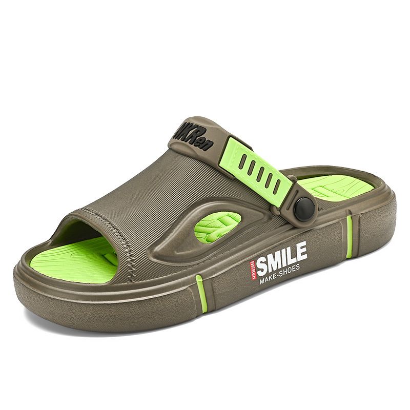 New Men's Coconut Summer Slippers For Driving And Working, Non Slip, Casual Beach, Large Size Sports Sandals_voghion.com