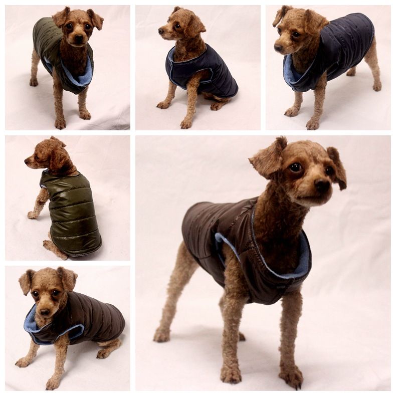 25 Cotton Vest Pet Clothing Large French Bulldog For Small Dogs Winter Warm Clothes_voghion.com
