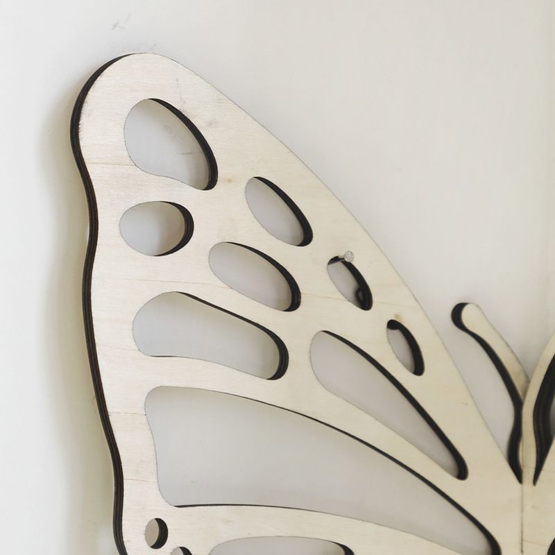 Bohemian wooden butterfly hollow crystal storage rack simple home home decoration cross-border supply_voghion.com