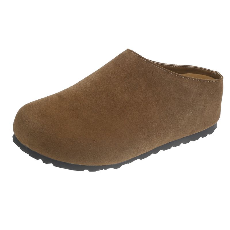 Chaussures décontractées à semelles épaisses pour femmes, collection automne 2025, à enfiler, parfaites avec des robes et des mules._voghion.com