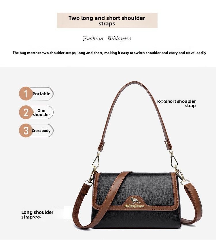 Borsa a tracolla piccola quadrata da donna, nuova collezione 2025 per donne di mezza età, per mamme_voghion.com