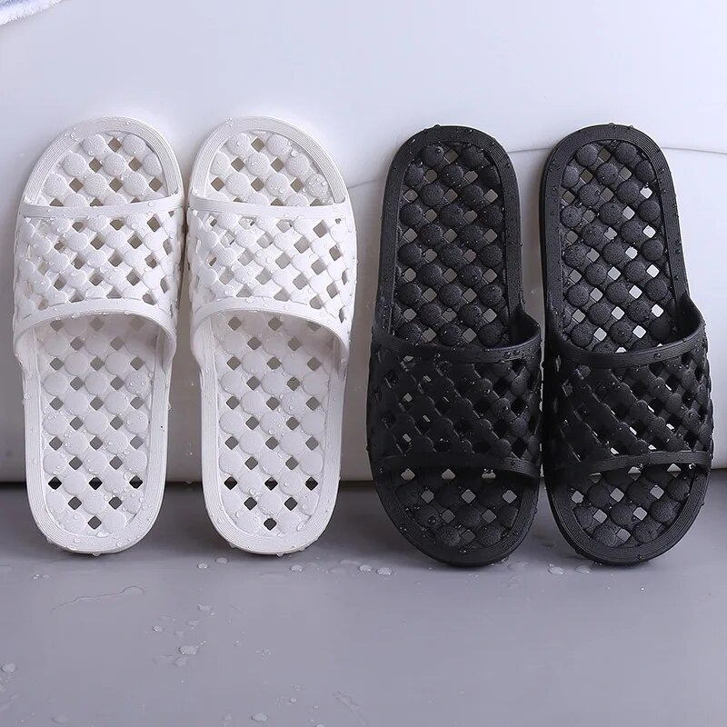 Neue Männer Badezimmer Haus Licht Gewicht Wasser Undicht Frauen Hausschuhe Strand Flip Flop Nicht-slip Pool Schwimmen Schuhe_voghion.com