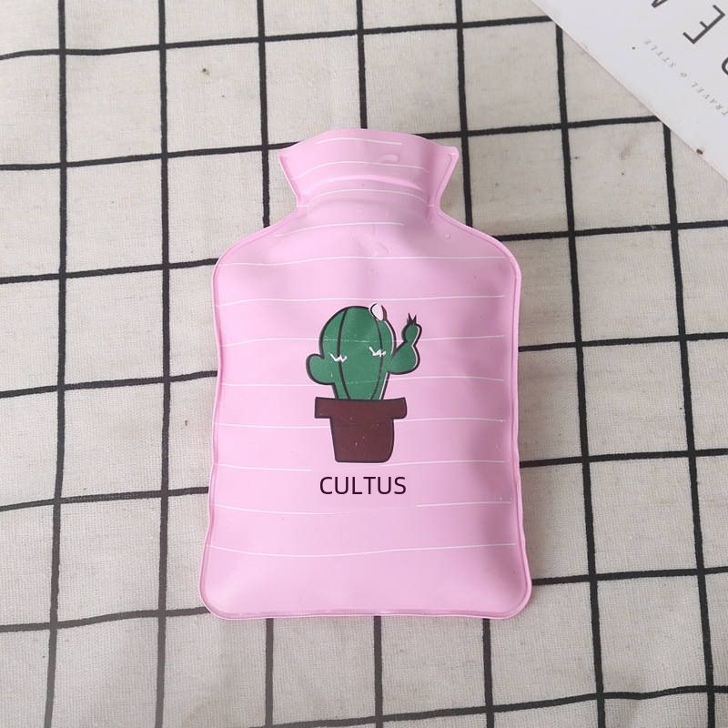Bolsa de água quente de PVC de alta densidade pequena mini bolsa de água quente de injeção de água bolsa de água quente de desenho animado aquecedor de mão bolsa de água quente logotipo local_voghion.com
