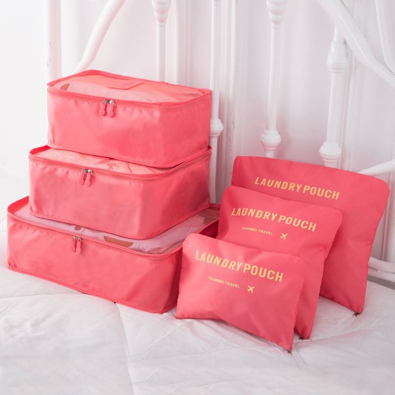 7-Piece Waterproof Travel Organizer Set - Large Capacity Packing Cubes For Clothes Shoes & Electronics (Compression Multi-Purpose Durable Foldable)_voghion.com