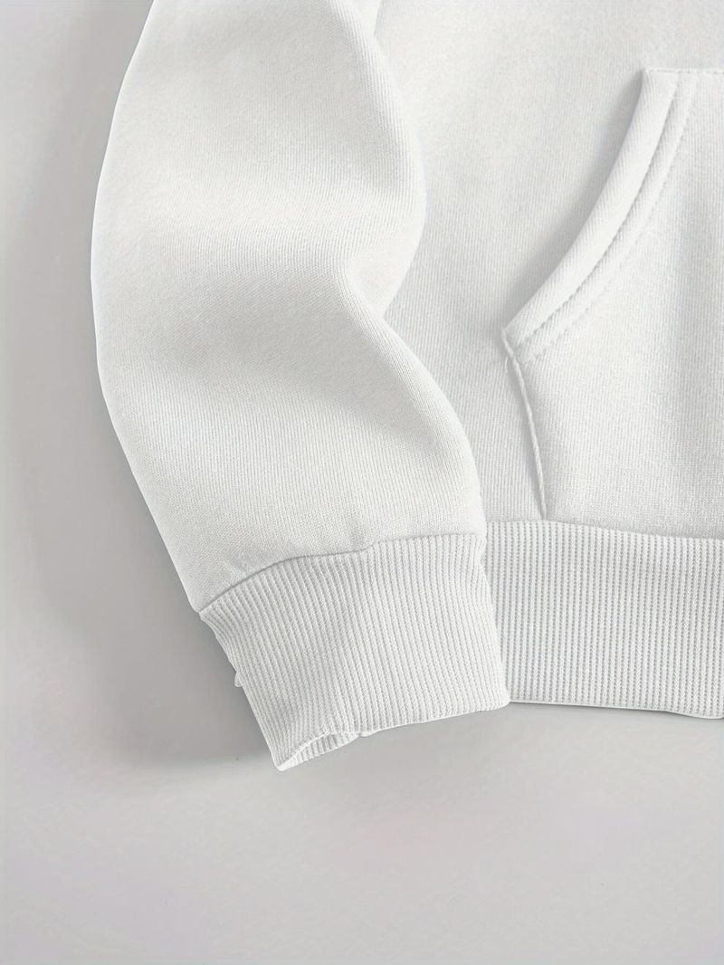 Spider Web Print Kangaroo Pocket Hoodie, Casual Long Sleeve Drawstring Hoodie Spring Autumn Sports_voghion.com