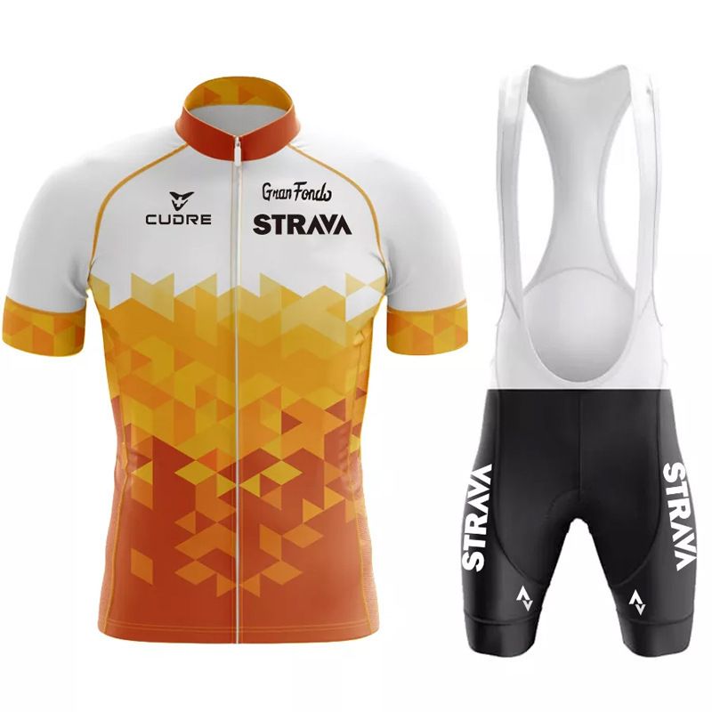 2024 Suit Strava Tour De France Short Sleeved Set For Mountain Cycling Events_voghion.com