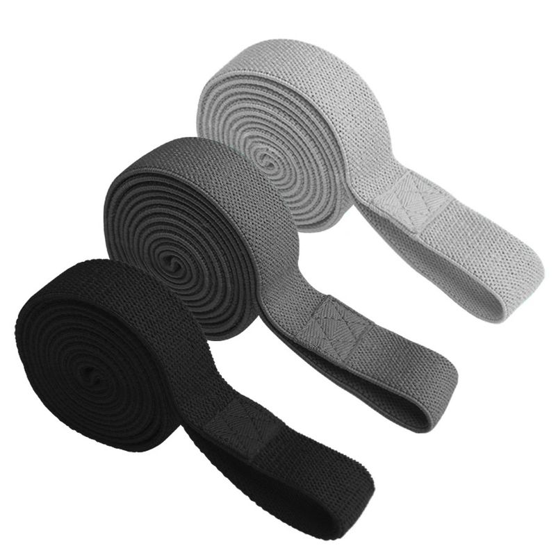 Bandas elásticas de resistencia tejidas de 2 m de largo para entrenamiento de dominadas y ejercicios de estiramiento_voghion.com