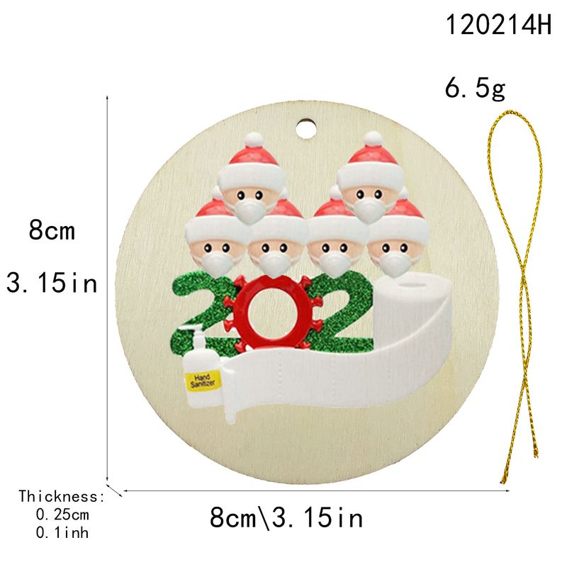 Consejos para imprimir mascarillas para prevenir epidemias 2023, decoraciones para fiestas en casa, accesorios para prevenir epidemias, colgantes, artesanías de madera_voghion.com