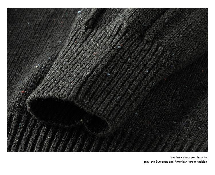 Maglione oversize a righe in maglia – Pullover unisex con trama a onde in morbido misto cotone (S-4XL, color lavanda/carbone/talpa)_voghion.com