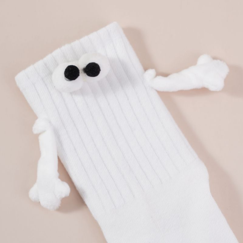 Șosete cu desene animate care se țin de mână, păpușă 3D, atracție magnetică creativă, personalizate, respirabile, prietenoase cu pielea, all-match, casual_voghion.com