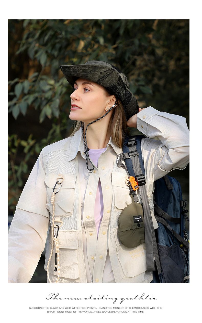 UPF 50+ Women's Sun Hat - Wide Brim Outdoor & Travel Hat For Beach, Hiking & Sports_voghion.com