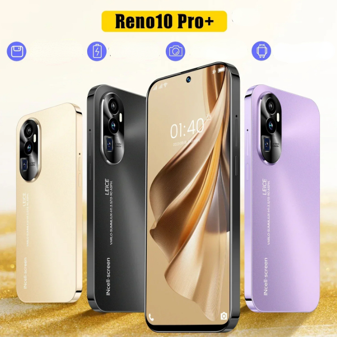 Reno10 Pro Chytrý telefon 6,8 palce 6 GB + 128 GB Paměťová karta 128 GB zdarma Odemčené mobilní telefony_voghion.com