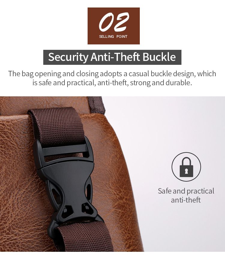 Herren USB Designer Männer Messenger Crossbody PU Leder Schultertaschen Paket Reise Brusttasche Bolso Hombre_voghion.com