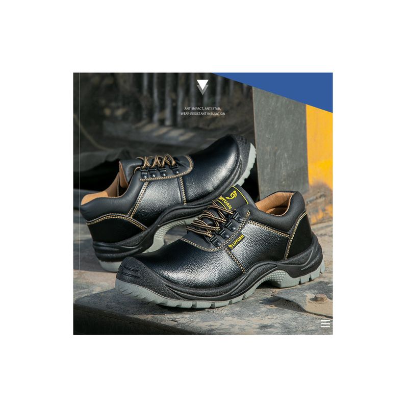 Stivali antinfortunistici, resistenti, di protezione di sicurezza, da lavoro, da uomo, con punta in acciaio indistruttibile, anti-smash, anti-perforazione, scarpe di sicurezza_voghion.com