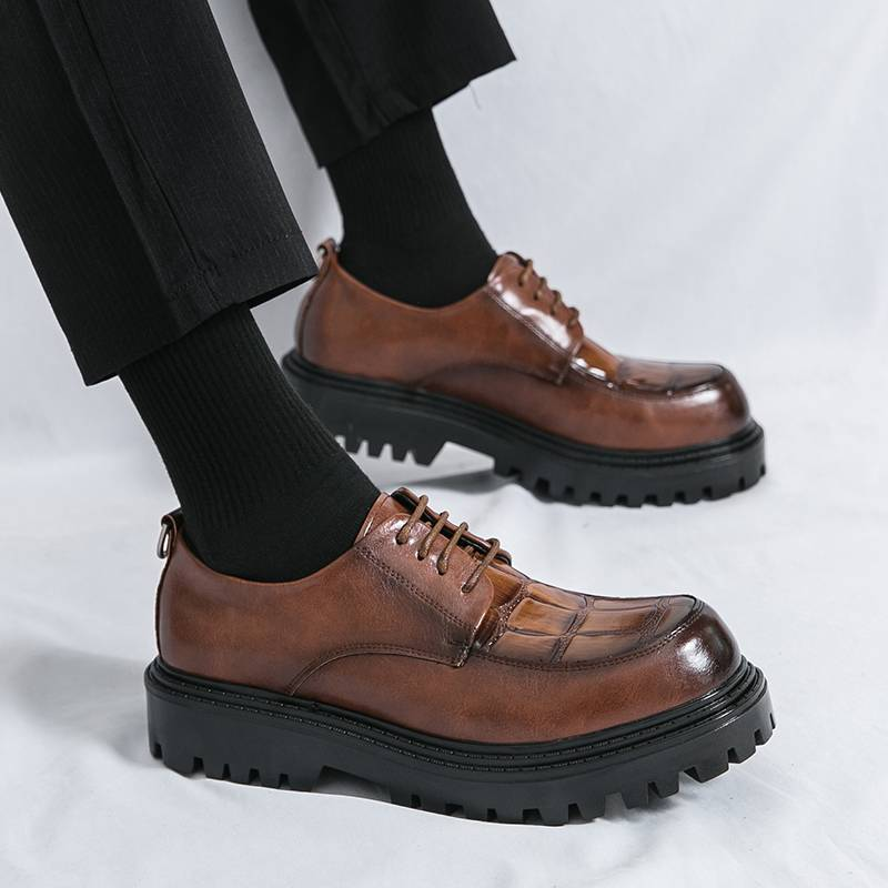 Gran oferta de zapatos casuales para hombre, con suela suave y cordones, de marca de lujo, para hombre de mediana edad, zapatos ligeros tipo mocasín para papá._voghion.com