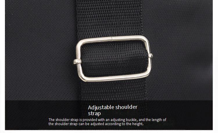 Men's Crossbody Sling Bag - Lightweight Waterproof Oxford Shoulder Bag With Multiple Pockets For Travel, Outdoor & Daily Use_voghion.com