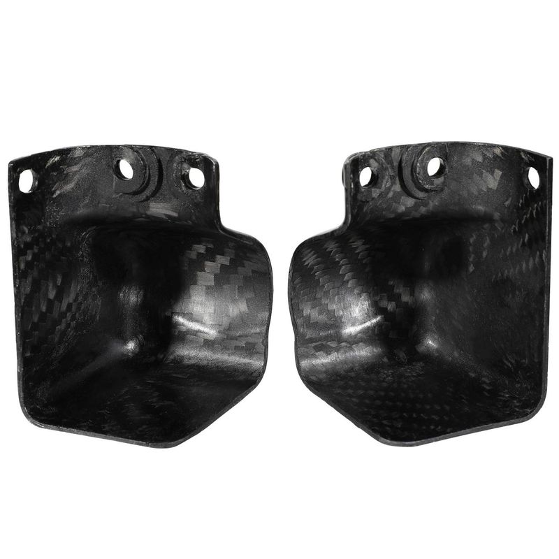 Carbon Fiber Shock Absorber Lower Cover For Motorcycle Customization – Universal Fit, Lightweight & Durable Protection (24.5x21.5x5.5cm)_voghion.com