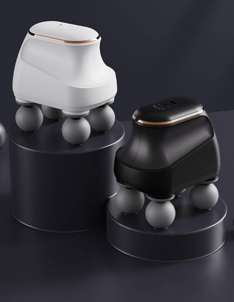 4-in-1 Mini-Percussion-Massagepistole – Ultra-leise Muskelentspannung mit 5 Geschwindigkeitsstufen und LCD-Display (_voghion.com