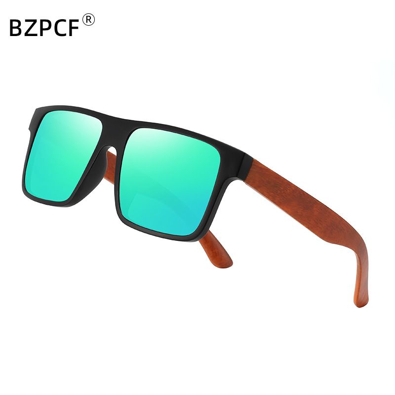 Nuovi occhiali da sole alla moda con protezione UV in bambù per uomo_voghion.com