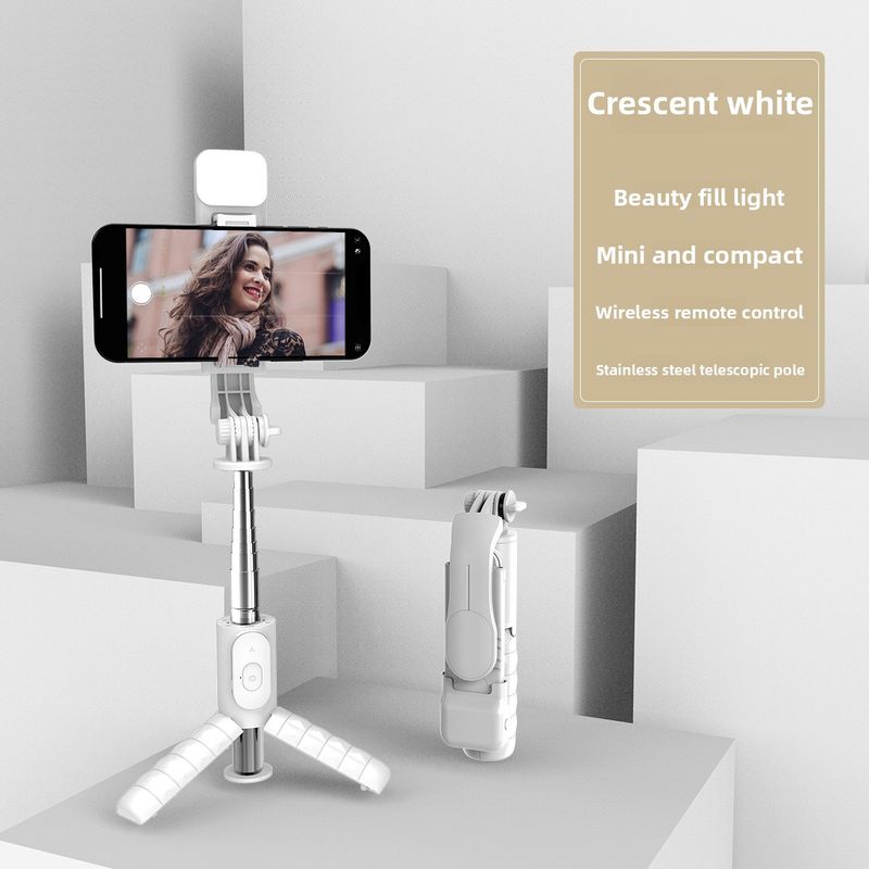 Mobile Phone Selfie Stick, Anti-shake, Retractable Bluetooth Selfie Device, Floor-to-ceiling Integrated Tripod, Live Broadcast Photo Holder._voghion.com