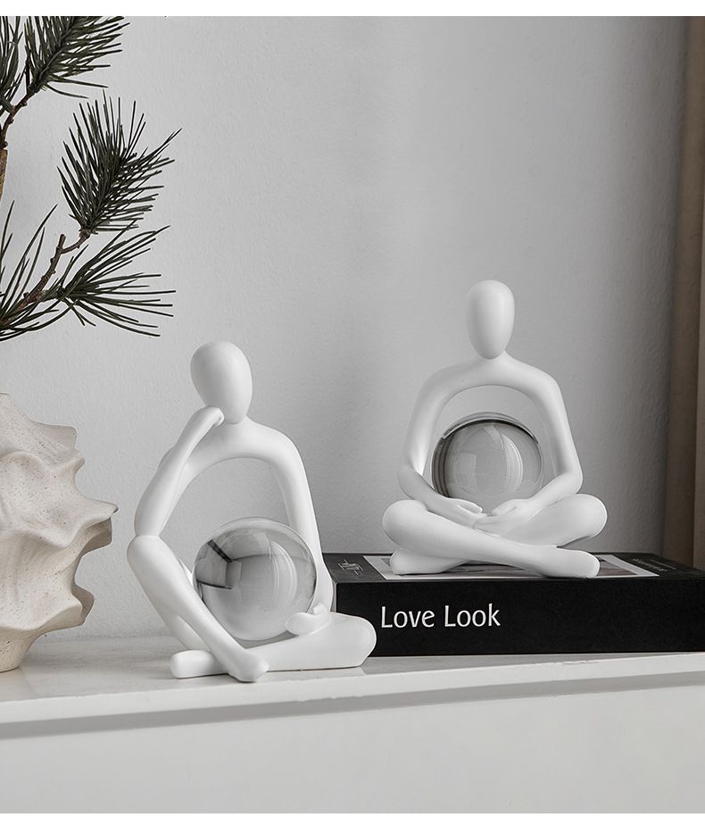 Wohnkultur Nordischer Stil Abstrakter Charakter Desktop Kleine Ornamente Einfache Kunst Home Wohnzimmer Veranda Dekoration Geburtstagsgeschenk_voghion.com