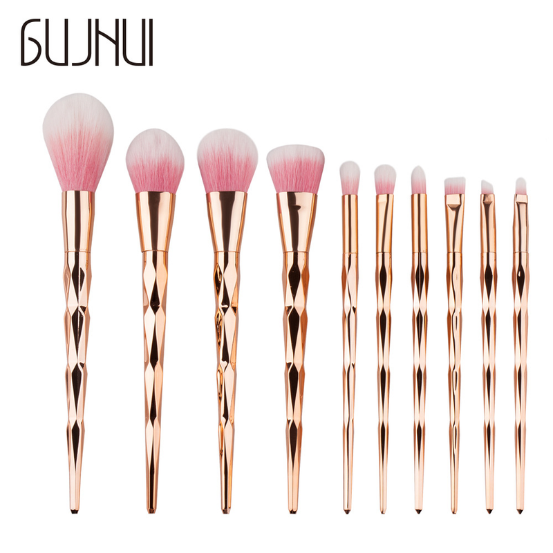 10 Stück Make-up-Pinsel, sechs Seiten, Grundierungspinsel-Set, Beauty-Tools, Make-up GUJHUI Yuncai_voghion.com