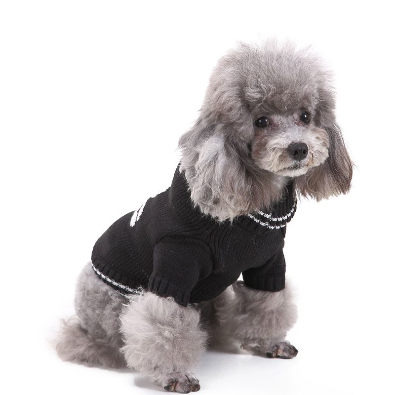Czaszka Halloween Sweter dla zwierząt domowych Strój dla zwierząt domowych Ubrania dla psów Sweter Ubrania dla dużych psów_voghion.com