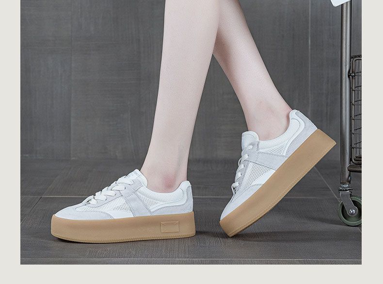 Dicke Unterseite, weiches Leder, weiße Sohle, 2025 Frühjahr, neue multifunktionale Mesh-atmungsaktive Casual Board Schuhe_voghion.com