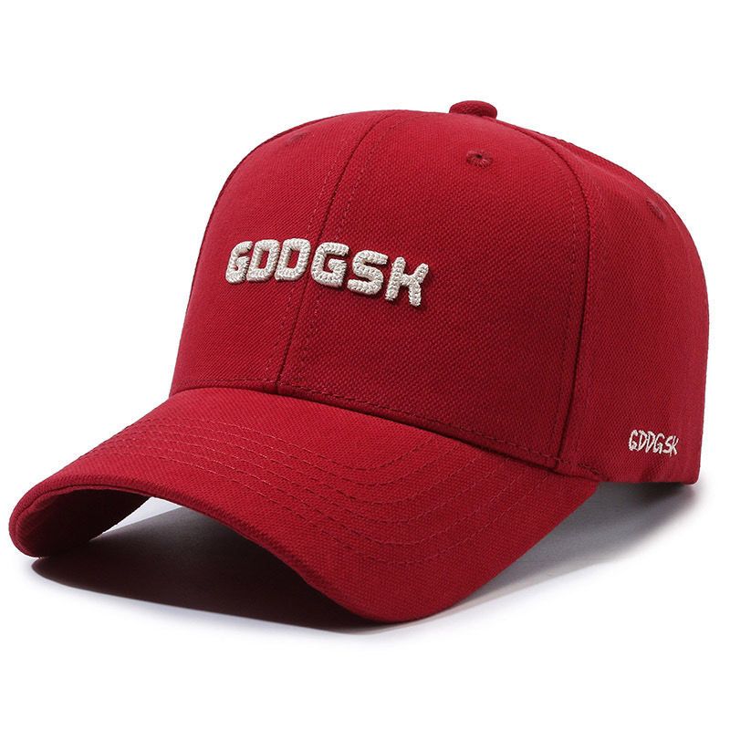 2025 New Hardtop Baseball Hat Versatile Embroidered Men's And Women's Sunscreen Duck Tongue Hats Ins Show Small Face_voghion.com