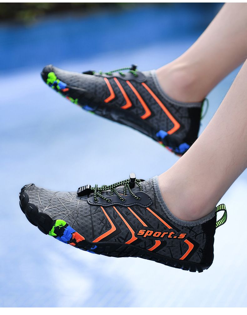 Paar Fünf-Zehen-Damen-Wasser rutschfeste Tauchen Schnorcheln Schwimmen Herren Rafting Angeln Waten Strandschuhe_voghion.com