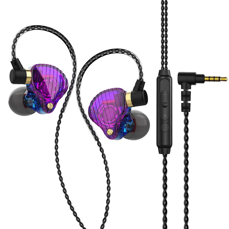 Unbeatable Quality QKZ SK3 Dynamic HiFi With Microphone And Remote Control For Mobile Phones, Computer Games, In Ear Sports Music Earphones_voghion.com