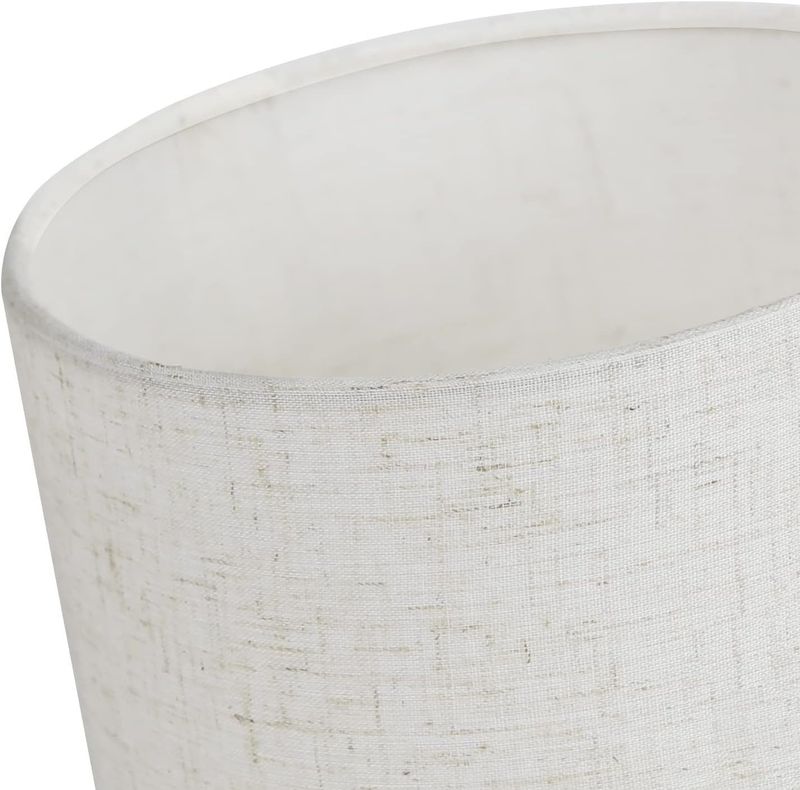 Glitzerlife LED Wandlampe Mit Schalter Wandleuchte Innen - Leselampe Schlafzimmer Stoffschirm Schwenkbar Bettleuchte Mit Flexleuchte Stoff Nachttischlampe_voghion.com