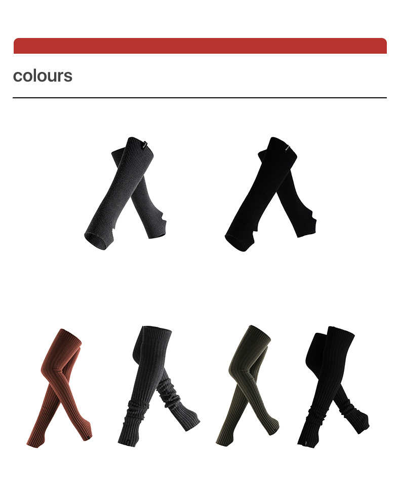 Yoga Strümpfe Kollektion Warme Overknee Strümpfe Damen Verlängerte Pile Socken Bein- und Kniestrümpfe Lang_voghion.com