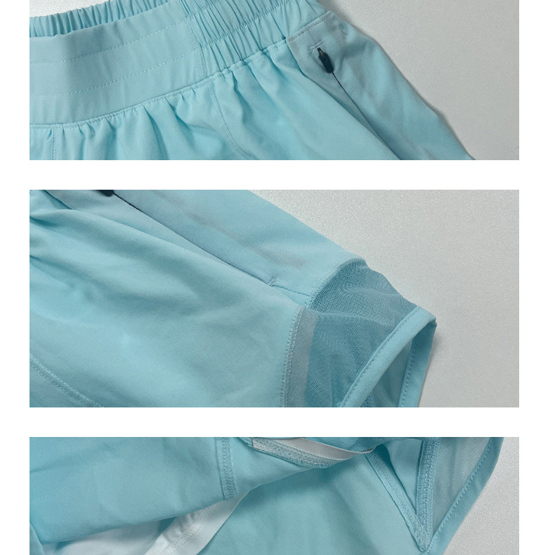 Vêtements pour femmes à séchage rapide Spot Cycling Running Series Shorts de fitness deux pièces_voghion.com