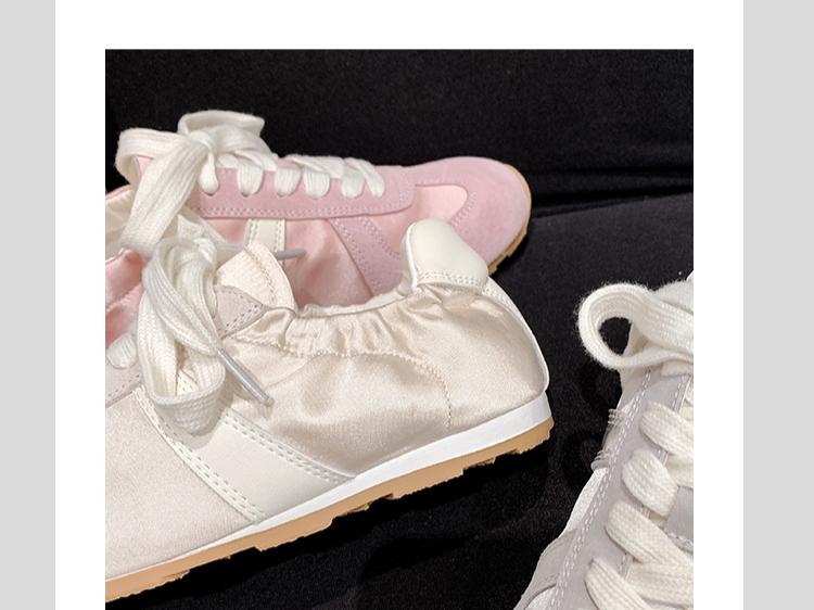 Women's Silver Ballet Training Shoes For Women New Satin Breathable Casual Sports Shoes For Women Forrest Gump Shoes_voghion.com