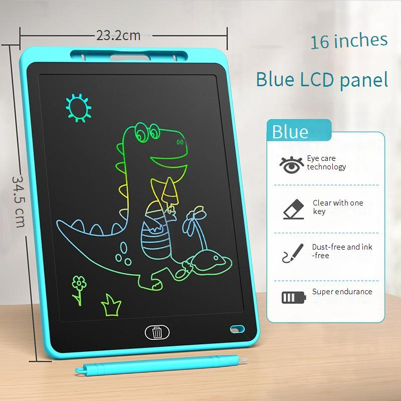 Reusable LCD Drawing Tablet For Kids - 8.5/11/13/16 Inch Doodle Board, Eye-Friendly Writing Pad, Portable Sketch Board For Toddlers & Adults_voghion.com