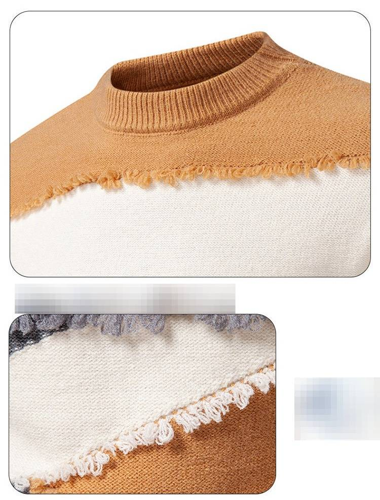 "Cardigan retrò in maglia da uomo – Pullover casual autunnale e invernale con taglie forti"_voghion.com