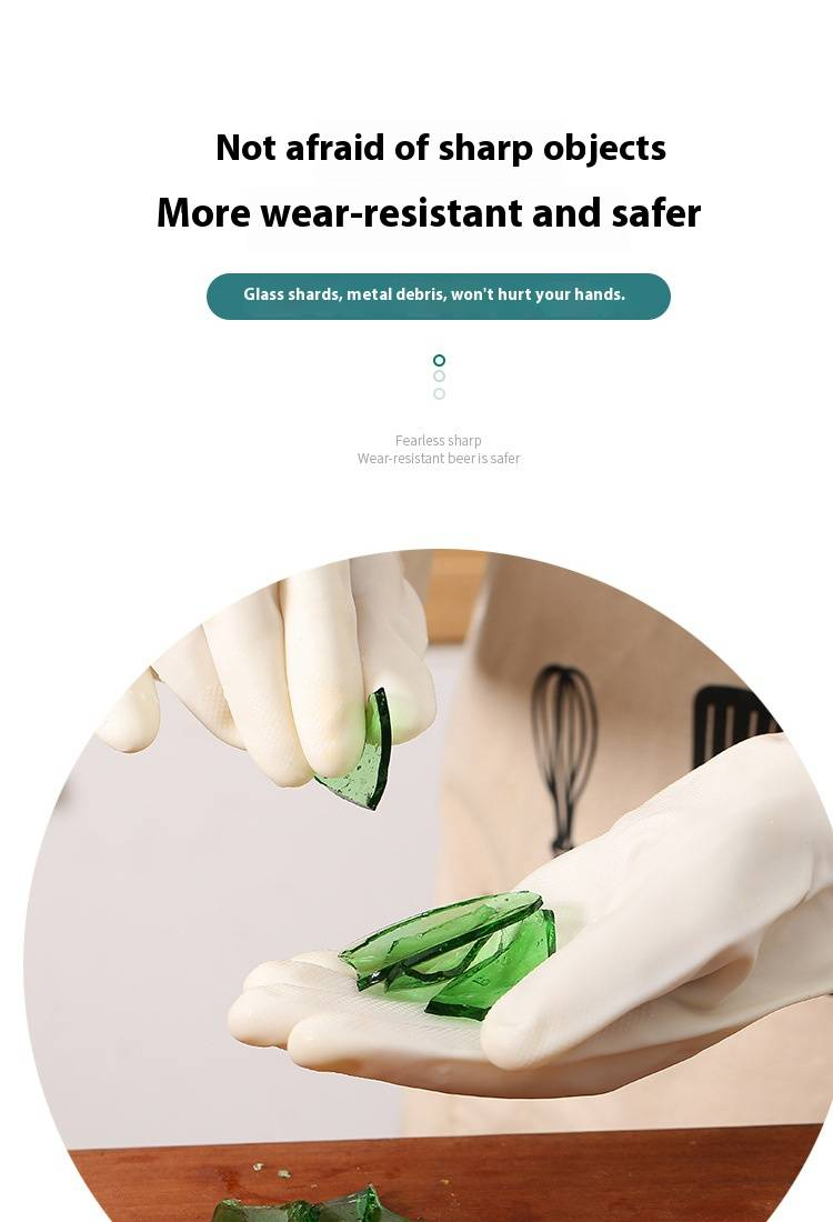 Nitril-Geschirrspülhandschuhe – langlebig, wasserdicht, lang (33 cm und 38 cm) für Küchenreinigung, Wäsche und Hausarbeiten_voghion.com