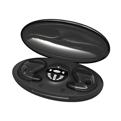 MD538 Sleep Bluetooth Headphones, Wireless Bone Conduction Open-Ear Earbuds, Ultra-Long Battery Life, Dual Stereo Sound Comfortable For Side Sleepers_voghion.com