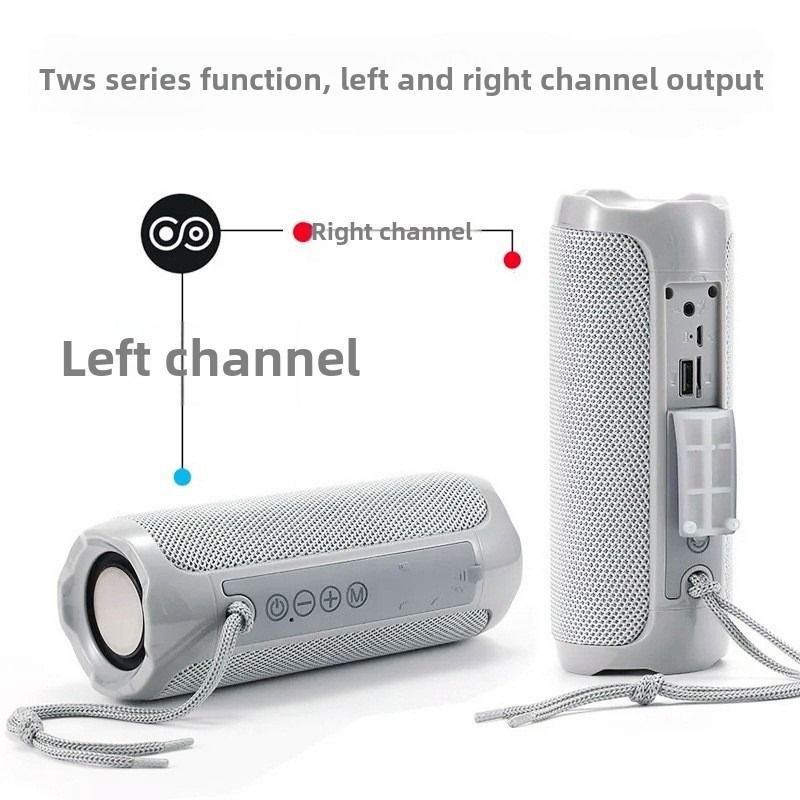 Neu TG191 Drahtlose Bluetooth Lautsprecher TWS Tragbare Stoff Wasserdicht Karte U Disk FM Kreative_voghion.com