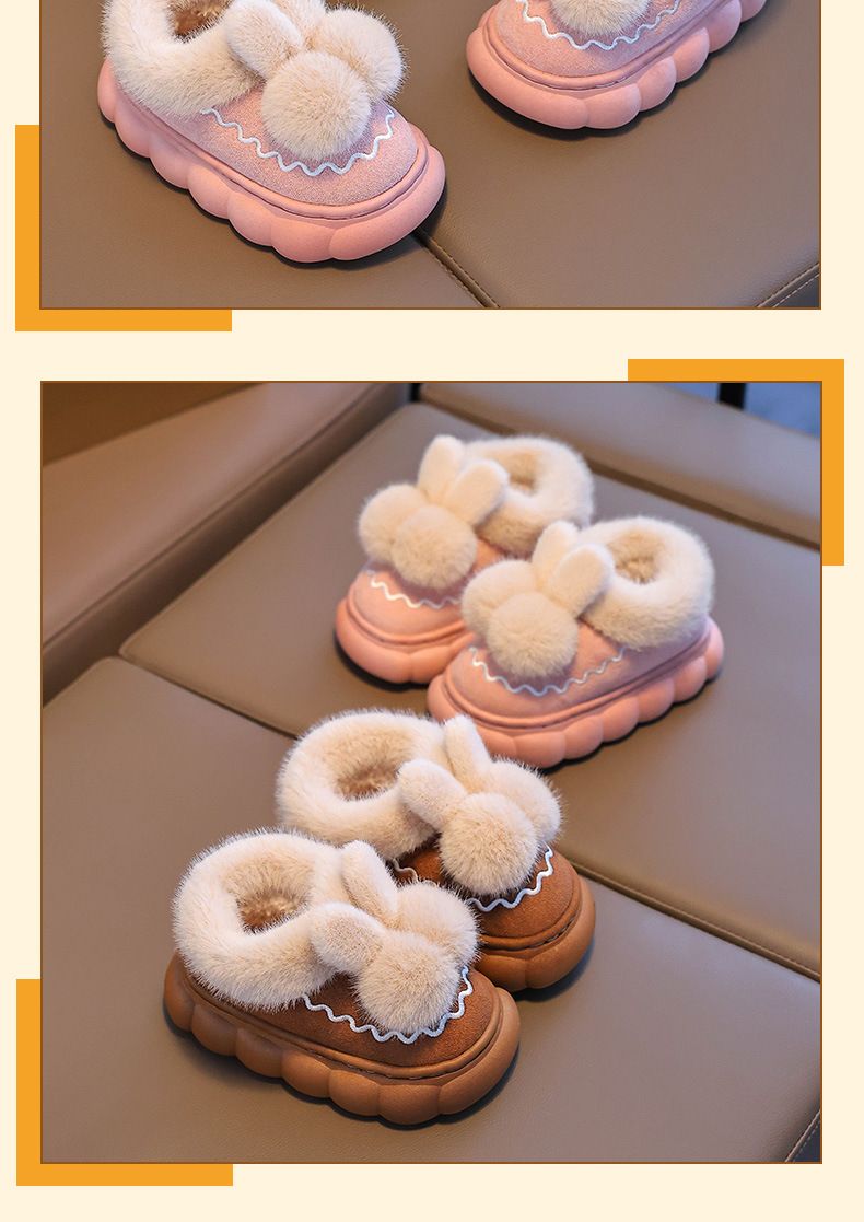 Mother & Kids Kids Winter Slippers With Non-Slip Sole, Cozy Fleece-Lined Indoor/Outdoor House Shoes For Boys & Girls (Toddler To Youth Sizes)_voghion.com