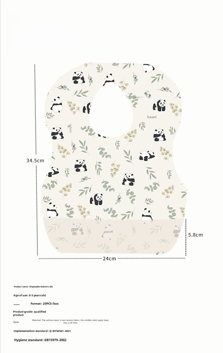 Baby Disposable bib baby eating artifact bib wash-free waterproof anti-fouling maternal and child supplies wholesale_voghion.com