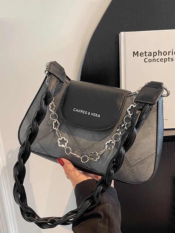 Popular Niche This Year, 2025 New Women's Stylish And Versatile Crossbody Bags, Single Shoulder Armpit Small Square Bags_voghion.com