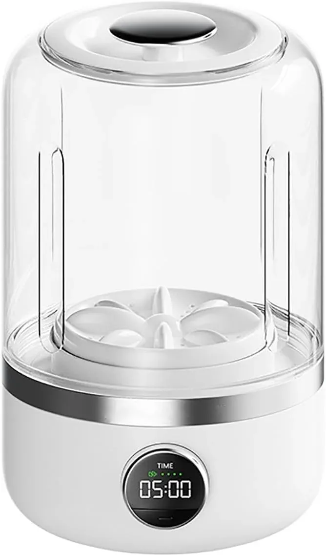 Kabellose Waschmaschine, tragbarer Unterwäschereiniger, 1 l, Mini-Sockenwaschmaschine, dehydrierbarer Wäscheeimer_voghion.com