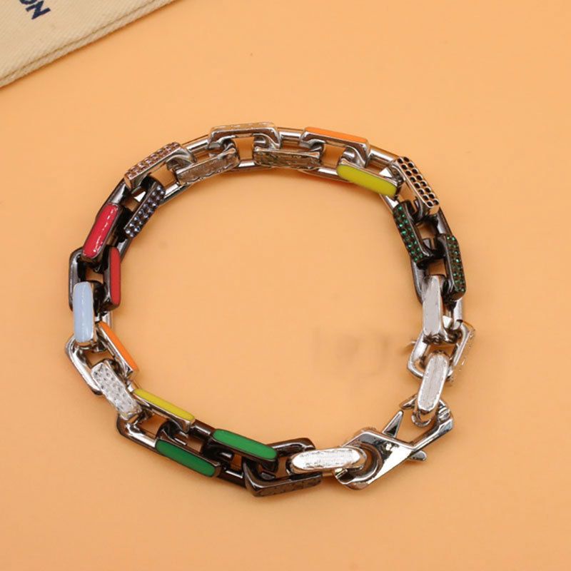 Donkey House Cuban High Version Titanium Steel Trendy Unisex Personality Simple Hip-Hop Couple Bamboo Joint Bracelet_voghion.com