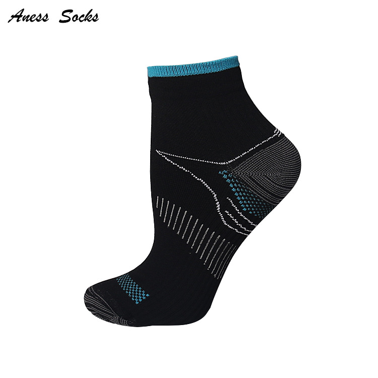 Meias de compressão esportivas para corrida Meias de futebol Meias curtas Meias elásticas de compressão para homens e mulheres Meias de compressão Meias de fáscia plantar_voghion.com