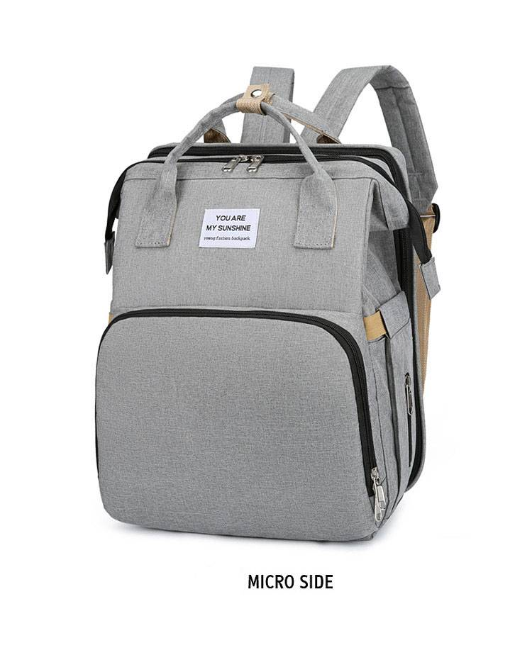 Diaper Bag Backpack, Multifunctional Baby Diaper Bag, Diaper Changing Station For Boys Girls, Large Capacity Travel Baby Bag For Mom Dad_voghion.com