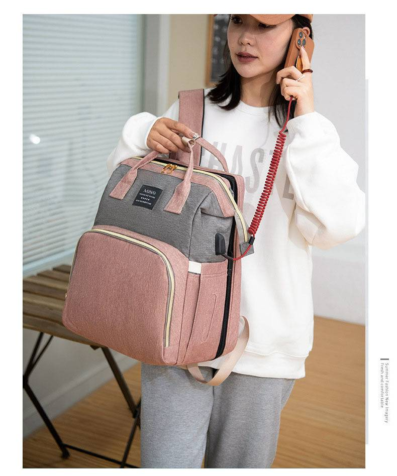 Nuova borsa per mummia da viaggio per bambini, zaino pieghevole per lettino di grande capacità_voghion.com